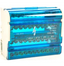 Крос модуль АСКО нульова шина (4 бруски по 11отв.) 00001698