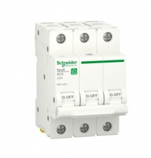 Автоматичнй вимикач Schneider Electric Resi 9 С 3p 25A R9F12325