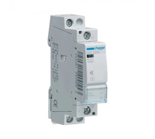 Контактор Hager безшумний 25А 1НВ 230B ESC125S Контактор Hager безшумний 25А 1НВ 230B ESC125S