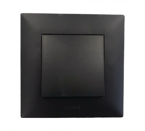 Вимикач в зборі Legrand NILOE STEP антрацит NS863501S Вимикач в зборі Legrand NILOE STEP антрацит NS863501S