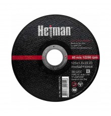 Диск обрізний Hetman по металу 125*1,0*22.23 + нерж H/D7820