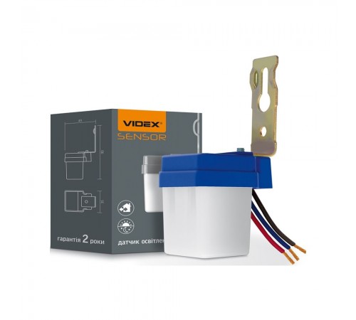 Датчик освітленості VIDEX VL-SN01 6A 220V фотометричний VL-SN01 Датчик освітленості VIDEX VL-SN01 6A 220V фотометричний VL-SN01