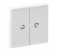 Legrand Valena LIFE Клавіша вимикача 2-кл. з підсвіткою Білий 755220