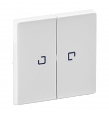 Legrand Valena LIFE Клавіша вимикача 2-кл. з підсвіткою Білий 755220