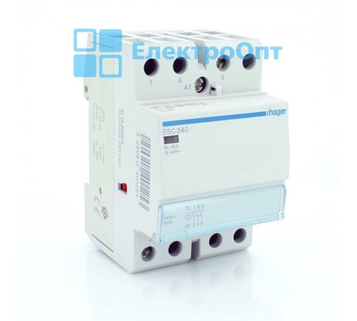 Контактор Hager 40A 3НВ 230В ESC340