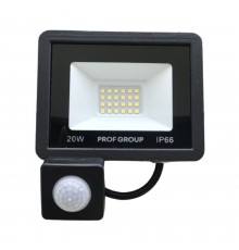 LED прожектор з датчиком руху PROFGROUP LPD-20W (PG)