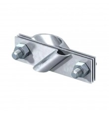 З'єднувач OBO Betterman Rd 8-10/FL40 мм до шпильки заземлення 20 мм гарячецинкований 5001641