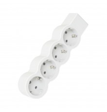 Колодка Legrand СТД 4х2К+З без каб. Біл/сір 694575