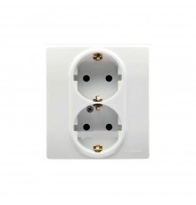 Legrand ETIKA Розетка 2Х2К+З 672223