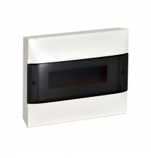 Розподільчий щит Legrand зовнішній 12 мод. PRACTIBOX-S 1X12 димчасті дверки E+N 135211