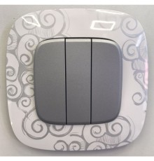 Вимикач в зборі Legrand Valena ALLURE нарцис хром LA754341S