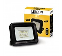 LED світильник прожектор Lebron LF 20W 6200K 1600Lm кут120 170-265V (00-15-21) 17-08-21