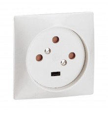 Розетка силова Legrand 3К+З 20А 055425