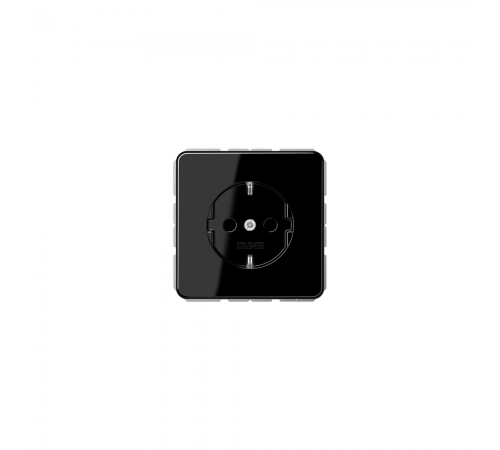 JUNG CD Розетка SCHUKO чорний CD1520SW