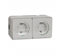 БЛОК ПОДВ З/М з з/к шторк, БІЛИЙ, IP55 MUR39035
