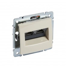 Legrand Valena Classic Розетка інформаційна 2ХRJ45 STP 10 GIGA Слонова кістка 774173