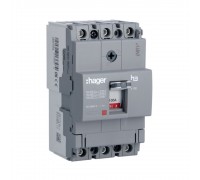 Автоматичний вимикач x160, In=100А, 3п, 18kA, Тфікс./Мфікс. HDA100L