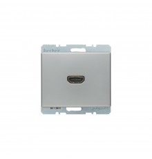 BERKER ARSYS механізм HDMI-розетка підключення сзаду під кутом 90град. сталевий лак 3315439004