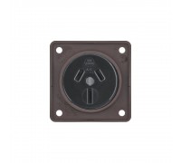 BERKER Integro механізм Розетка AUSTRALIA/15А/250В чорний/коричневий 962562501