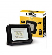 LED світильник прожектор Lebron LF 50W 6200K 4500Lm 17-08-51