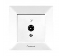 Розетка телевізійна Panasonic Arkedia Slim біла ТV кінцева WNTC04512WH-UA