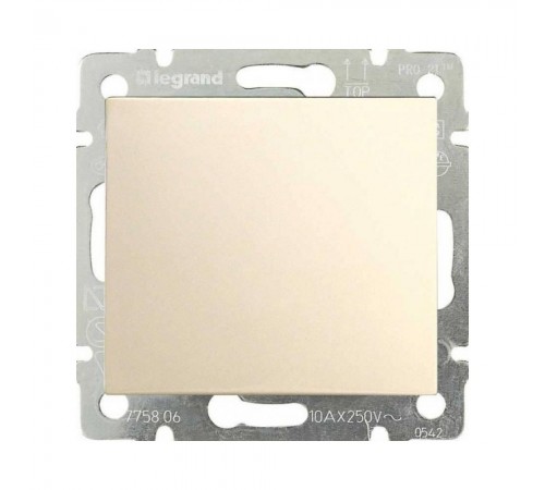 Вимикач Legrand Valena Classic слонова кістка одноклавішний прохідний 774306 Вимикач Legrand Valena Classic слонова кістка одноклавішний прохідний 774306