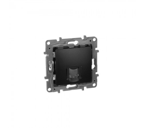 Legrand ETIKA Розетка RJ45 кат 6 UTP Антрацит 672653