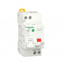 Диференційний автомат Schneider Electric Resi 9 1P+N 25A C 30mA АC 6kA R9D25625