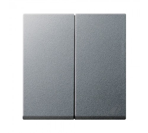 GIRA Двойные клавиши System 55 под алюминий 029526 GIRA
