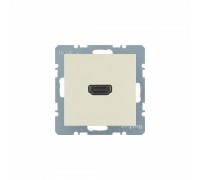 BERKER S.x/B.x механізм HDMI-розетка підключення сзаду під кутом 90град. білий 3315438982