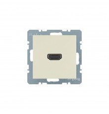 BERKER S.x/B.x механізм HDMI-розетка підключення сзаду під кутом 90град. білий 3315438982