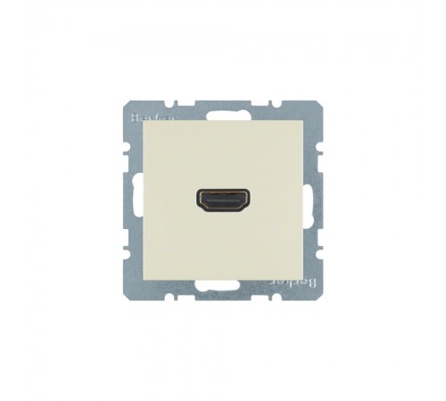 BERKER S.x/B.x механізм HDMI-розетка підключення сзаду під кутом 90град. білий 3315438982