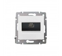 Legrand Valena Classic Розетка телефонна 1хRJ45 ISDN Білий 774441