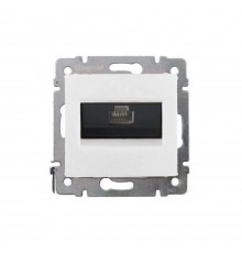 Legrand Valena Classic Розетка телефонна 1хRJ45 ISDN Білий 774441