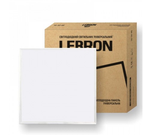 LED світильник квадратний L-LPU 40W 1200mm 4000K 3200Lm 595*595*22mm 16-50-40