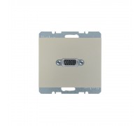 BERKER K.5 механізм VGA-розетка з гвинтовими клемами сталевий лак 3315417004