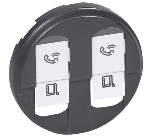 Legrand CELIANE Панель Розетки Подв Rj45 Граф Графіт 67952 Legrand CELIANE Панель Розетки Подв Rj45 Граф Графіт 67952
