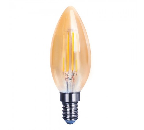 LED лампа Velmax V-Filament-Amber-C37 4W E14 2200K 400Lm 21-42-37 LED лампа Velmax V-Filament-Amber-C37 4W E14 2200K 400Lm 21-42-37