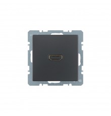 BERKER Q.х механізм HDMI-розетка антрацит 3315426086