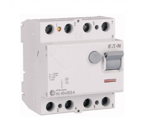 Дифреле (ПЗВ) EATON 30mA тип AC HNC-40/4/003 Дифреле (ПЗВ) EATON 30mA тип AC HNC-40/4/003