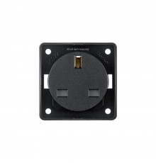 BERKER Integro механізм Розетка British Standard зах.контактів 13А/250В чорний 9626205