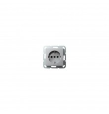 GIRA Розетка с зазем конт System 55 под алюминий 018826 GIRA
