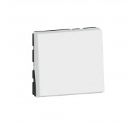 Legrand MOSAIC NEW Перемикач 2 модуля 10А 250В колір Білий 278011L