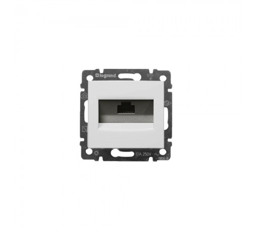 Legrand Valena Classic Розетка інформаційна 1ХRJ45 кат.5е UTP без захватів Білий 774238