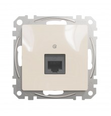 Розетка комп'ютерна Sedna Design Schneider Electric бежевий RJ45 кат. 5е UTP SDD112451