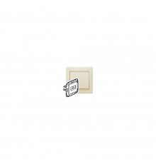 Legrand Valena Classic Розетка інформаційна 2ХRJ45 кат.6 UTP без захватів Слонова кістка 774143