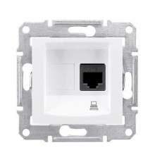 Розетка комп'ютерна Schneider Electric Sedna біла RJ-45 внутрішня 5E SDN4300121
