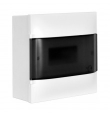 Розподільчий щит Legrand зовнішній 8 мод. PRACTIBOX-S 1X8 димчасті дверки E+N 134218