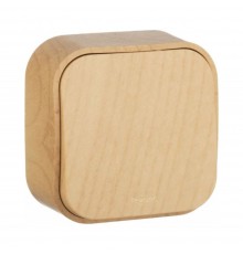 Вимикач Legrand Quteo дерево 1-клавішний IP20 10A 782260