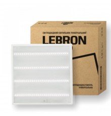 LED світильник квадратний панельний 36W-3000Lm-595/595/19mm-6200K 16-50-22 Lebron